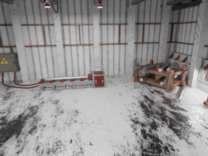 Warehouse interior Render scene Modelo 3D