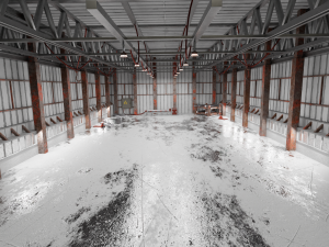 Warehouse interior Render scene Modelo 3D