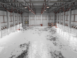 Warehouse interior Render scene Modelo 3D