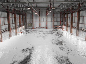 Warehouse interior Render scene Modelo 3D