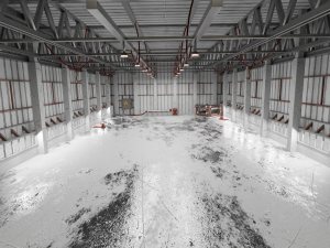 Warehouse interior Render scene Modelo 3D