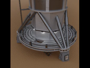 Big Satellite Dish 3D Model