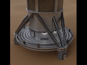 Big Satellite Dish 3D Model