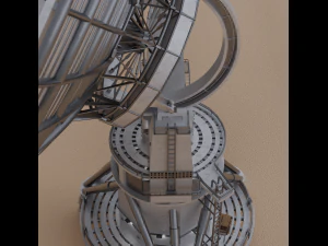 Big Satellite Dish 3D Model