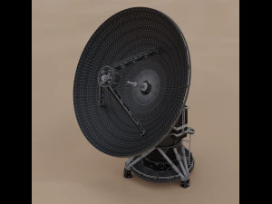 Big Satellite Dish 3D Model
