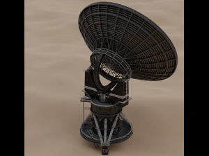 Big Satellite Dish 3D Model