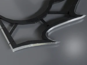 Sci-fi shuriken lowpoly PBR 3D Model