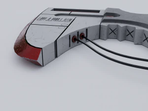 Sci-fi axe lowpoly PBR 3D Model