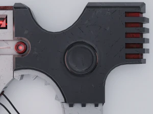 Sci-fi axe lowpoly PBR 3D Model
