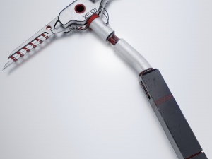 Sci-fi pickaxe lowpoly PBR 3Dモデル