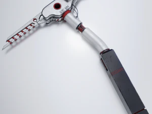 Piccone fantascientifico lowpoly PBR Modello 3D