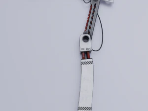 Sci-fi scythe lowpoly PBR 3D Model