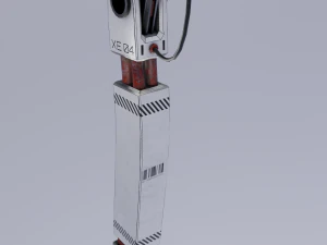 Sci-fi scythe lowpoly PBR 3D Model