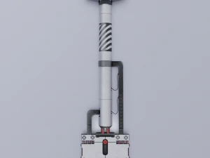 Strumenti di fantascienza Collezione lowpoly PBR Modello 3D