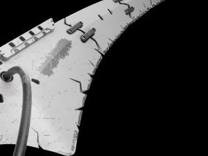 Mechanical sci-fi scythe 3D Model