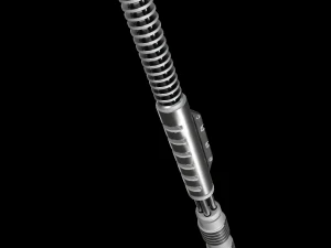 Mechanical sci-fi scythe 3D Model
