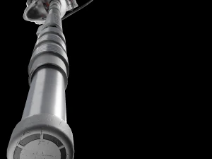 Mechanical sci-fi scythe 3D Model
