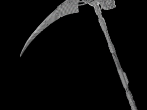Mechanical sci-fi scythe 3D Модель