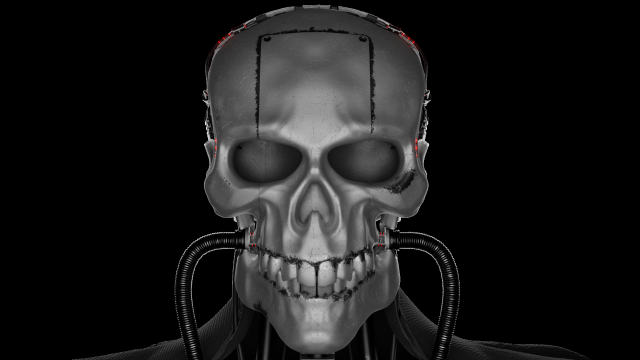Mechanical sci-fi Death reaper 3D Model