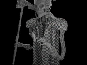 기계 SF 죽음의 사신 3D 모델