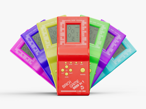 Brick Game 9999 in 1 Modelo 3D