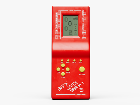 Brick Game 9999 in 1 Modelo 3D