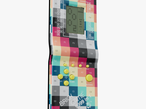Brick Game 9999 in 1 Modelo 3D