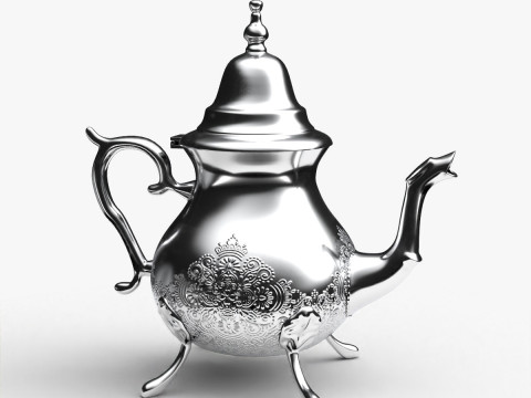 Moroccan Teapot Berrad 3Dモデル