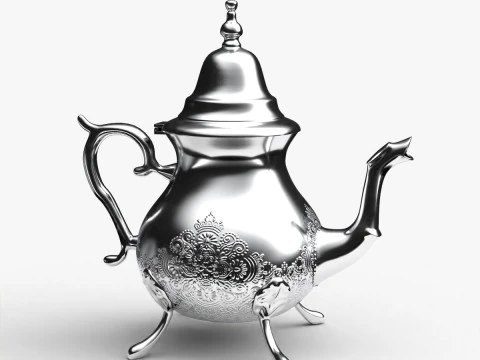 Марокканский чайник Беррад 3D Модель
