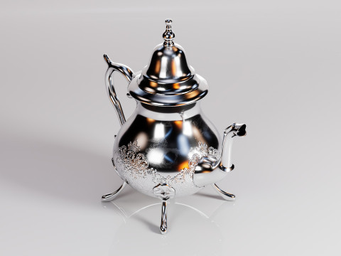 Moroccan Teapot Berrad 3Dモデル
