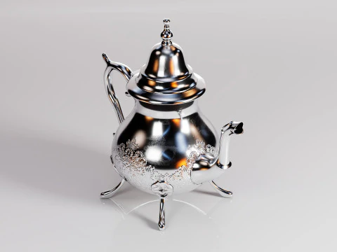 Moroccan Teapot Berrad 3D Model