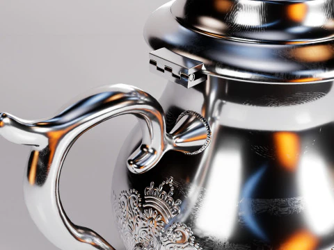 Moroccan Teapot Berrad 3D Model