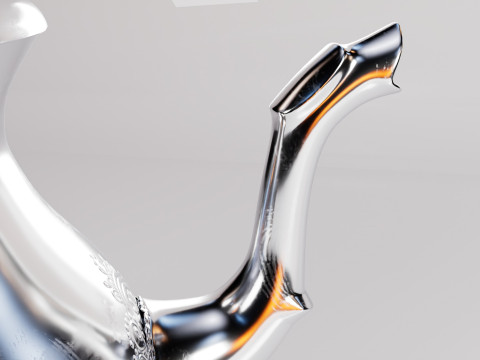 Moroccan Teapot Berrad 3Dモデル