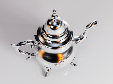 Moroccan Teapot Berrad 3Dモデル