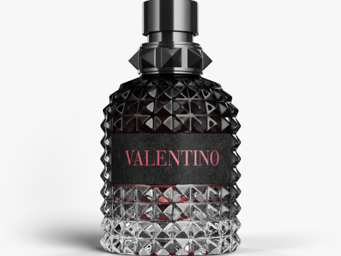 Valenttino Uomo Born In Roma Perfume For Men 100ml Modelo 3D