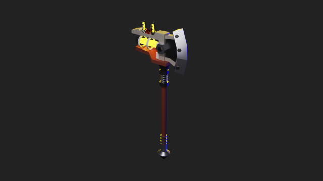 AXE 3D Model .c4d .max .obj .3ds .fbx .stl .blend 