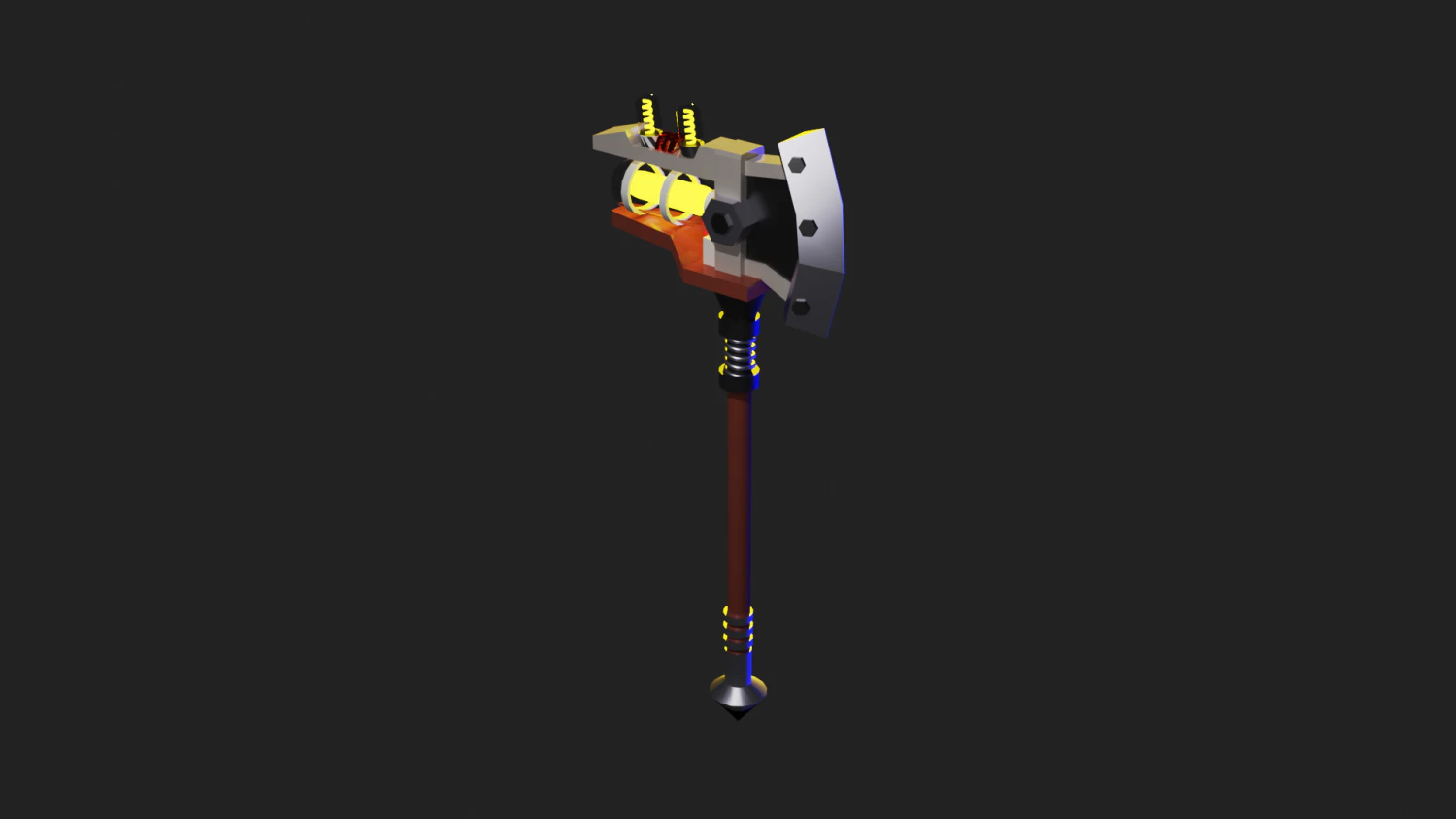 AXE 3D Model .c4d .max .obj .3ds .fbx .stl .blend 