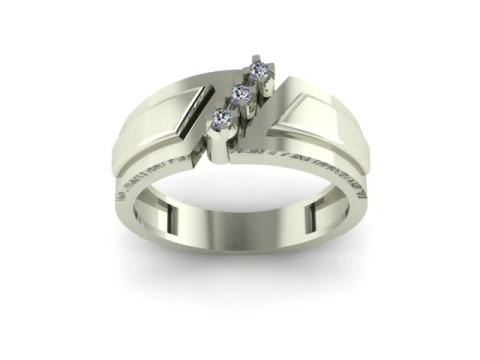Men ring for daimonds 3D Model