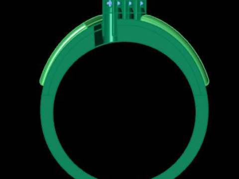 Men ring for daimonds 3D Model