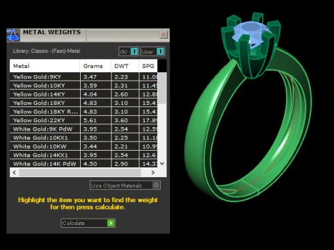 Solitair ring for daimonds 3D Model