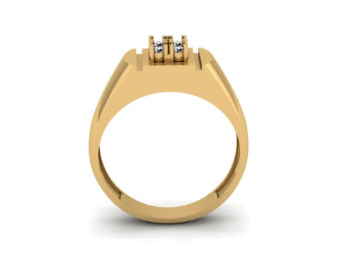 Men ring for daimonds 3D Model