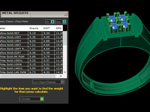 Men ring for daimonds Modelo 3D