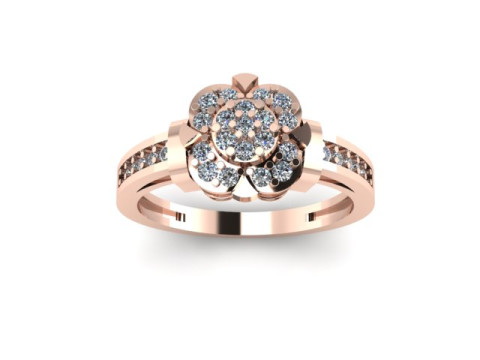 Women ring for daimonds Modelo 3D