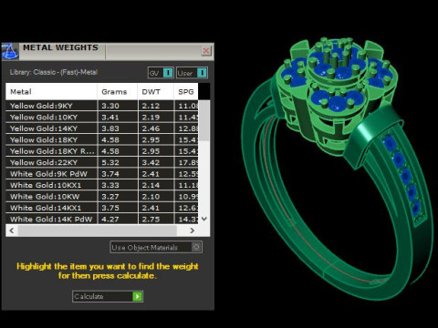 Women ring for daimonds Modelo 3D