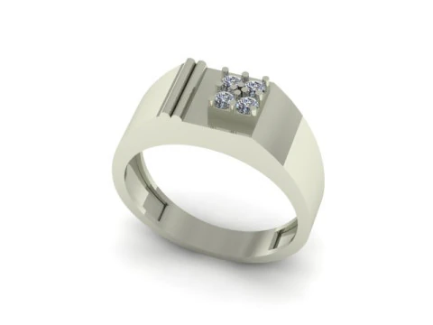 Men ring for daimonds 3D Model