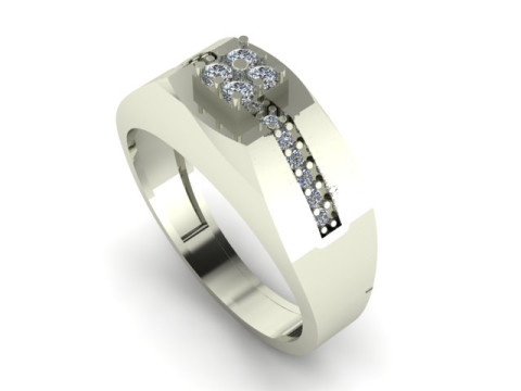 Men ring for daimonds Modèle 3D