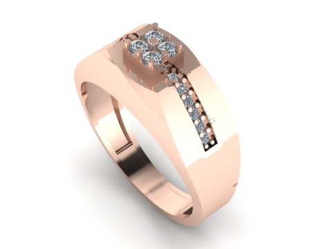 Men ring for daimonds Modèle 3D