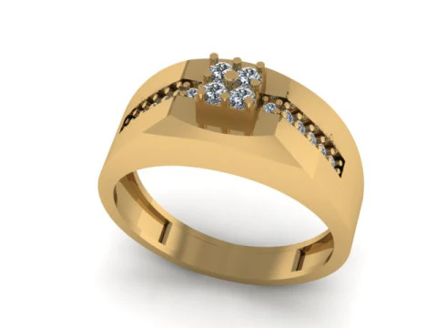 Men ring for daimonds 3D Model