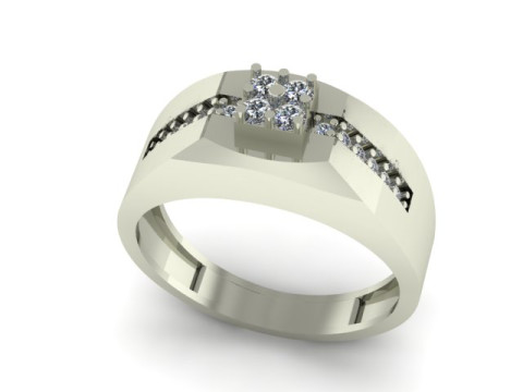 Men ring for daimonds Modèle 3D