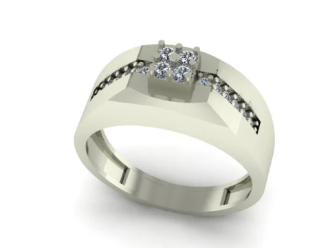 Men ring for daimonds 3D Model
